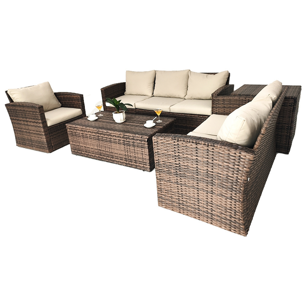 Hot Sell 5pcs All Weather Cheap Patio Furniture Set for Outdoor Leisure use