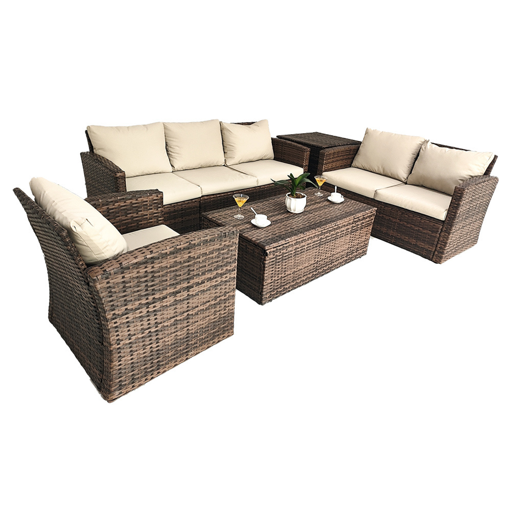 Hot Sell 5pcs All Weather Cheap Patio Furniture Set for Outdoor Leisure use