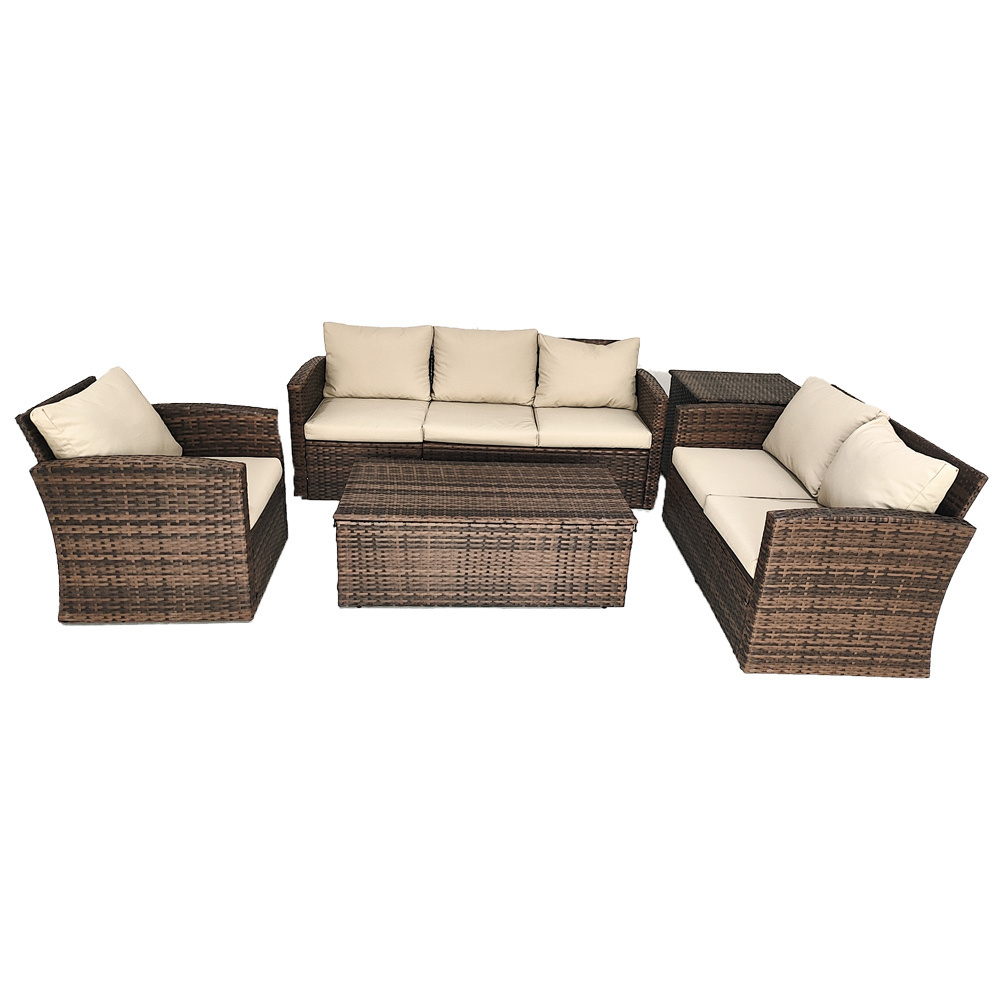 Hot Sell 5pcs All Weather Cheap Patio Furniture Set for Outdoor Leisure use