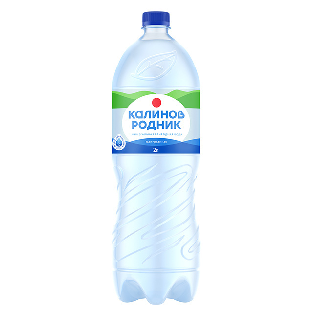 Kalinov Rodnik Sparkling Mineral Water 2000ml carbonated drinking water pure spring water ready to drink