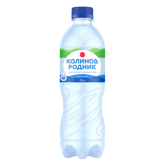 Kalinov Rodnik Sparkling Mineral Water 500ml carbonated drinking water pure spring water ready to drink