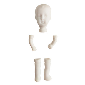 Porcelain blanks for doll making (head, legs and arms) wholesale from manufacturer porcelain doll parts for sale