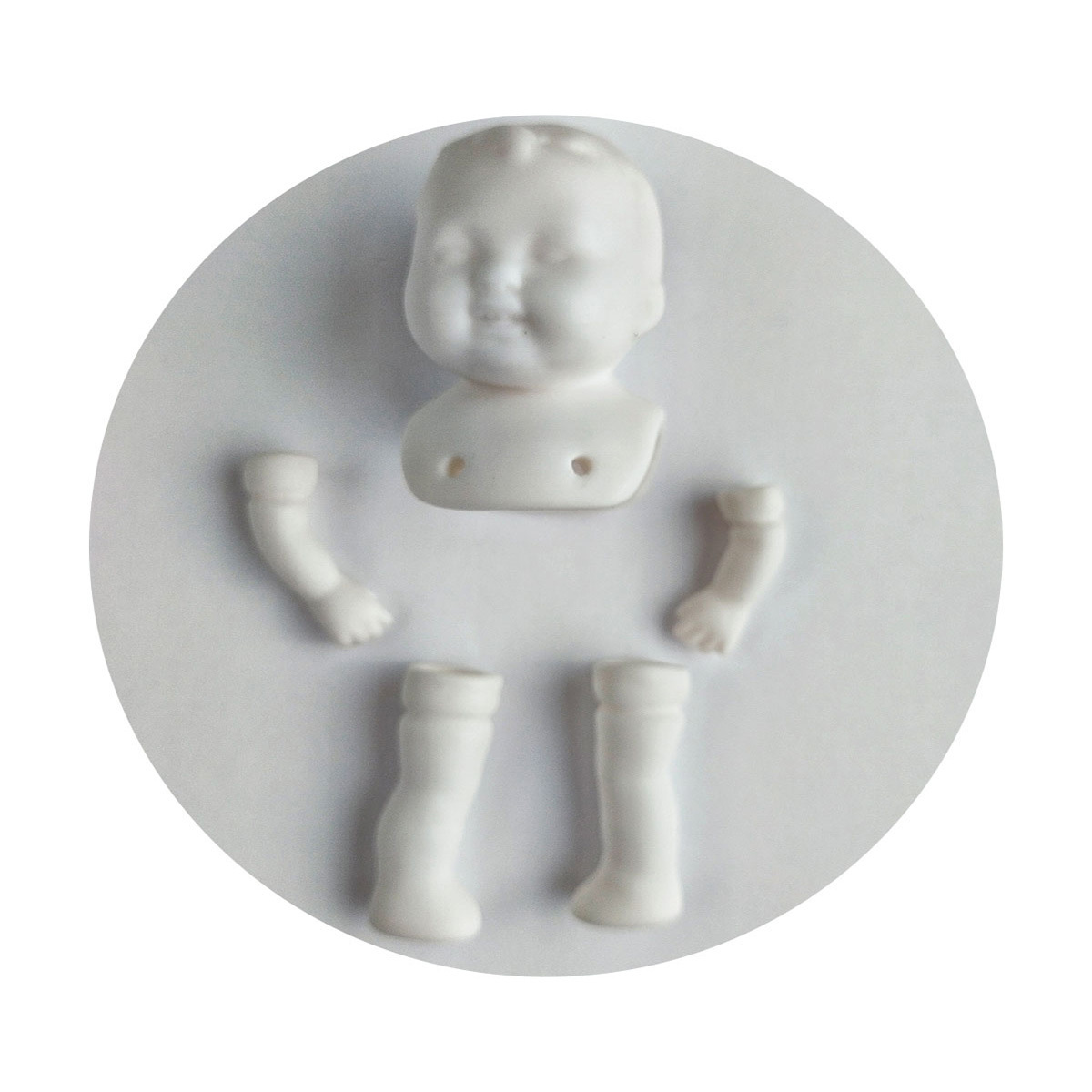 Doll making porcelain blanks (boy head, arms, legs) manufacturer prices doll parts for sale