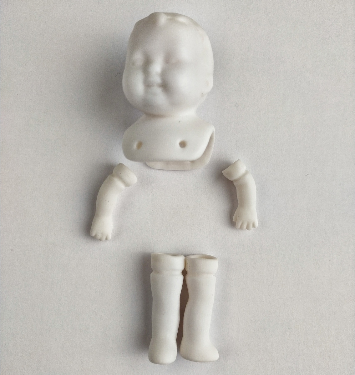 Doll making porcelain blanks (boy head, arms, legs) manufacturer prices doll parts for sale