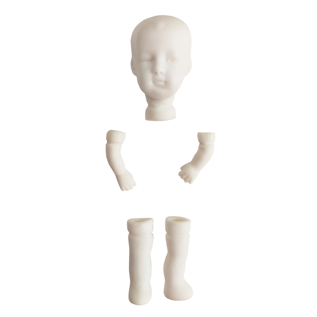 Porcelain baby doll blanks (head, legs and arms) wholesale prices porcelain doll parts for sale