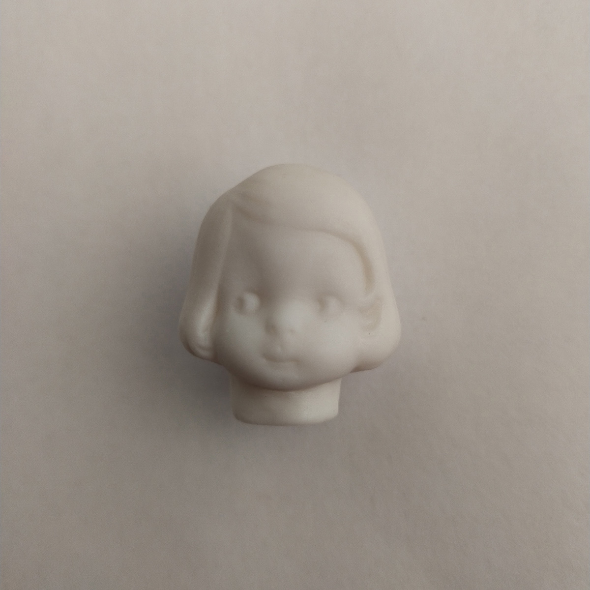 Porcelain blanks for doll making (girl head) 3cm size wholesale prices hand-made doll parts