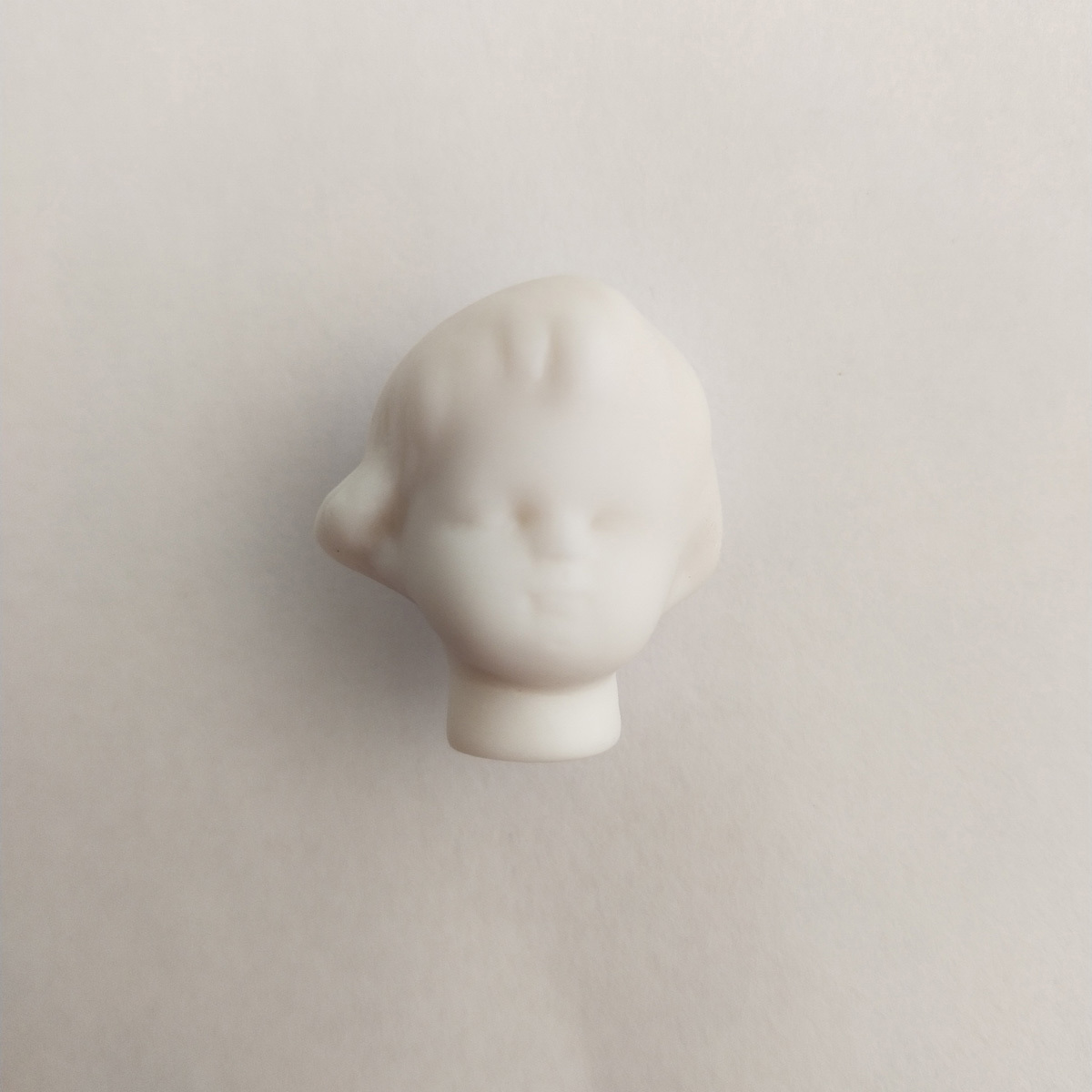 Porcelain blanks for creating dolls (head) 3cm size wholesale from manufacturer porcelain doll parts