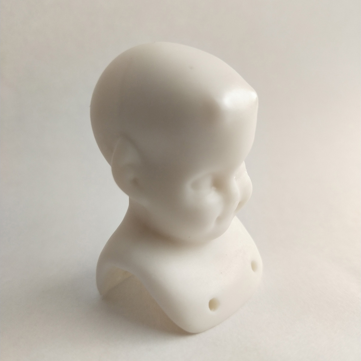 Porcelain blanks for doll making (imp head, arms, legs) wholesale from manufacturer hand-made doll parts