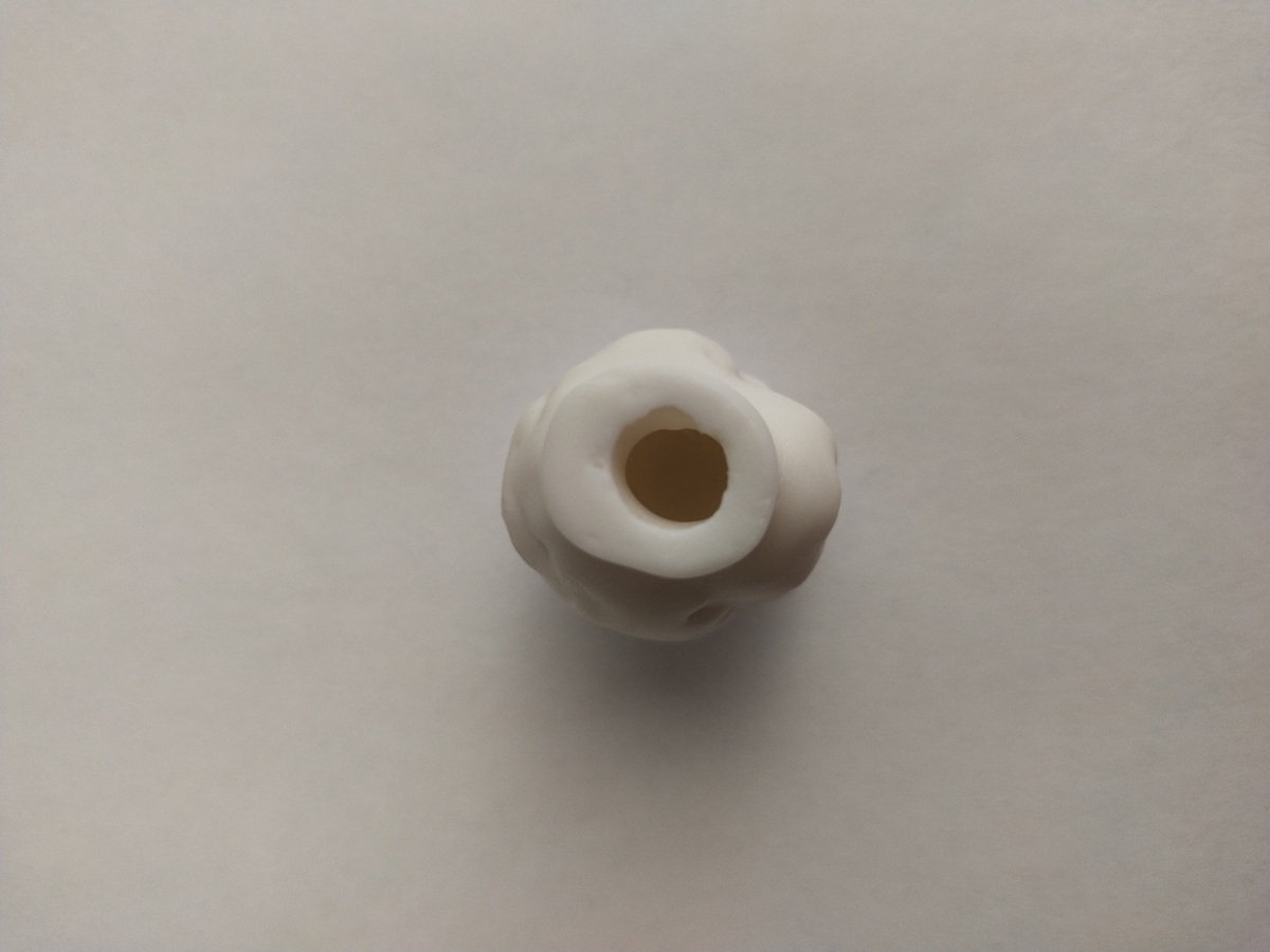 Porcelain blanks for creating dolls (head) 3cm size wholesale prices hand-made doll parts