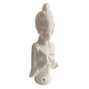 Porcelain blanks for doll making lady half-body 8cm wholesale from manufacturer hand-made doll parts