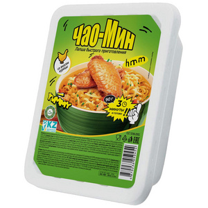 Delicious Instant noodles "Chao-Min" (Tray) 100g Chicken flavour product of Kazakhstan instant noodles for sale