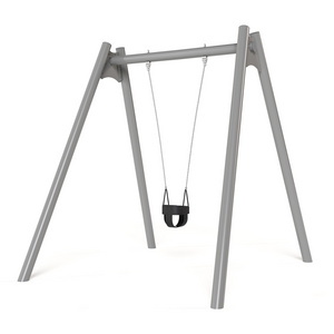 Backyard single swing galvanized steel wholesale prices outdoor swings for sale