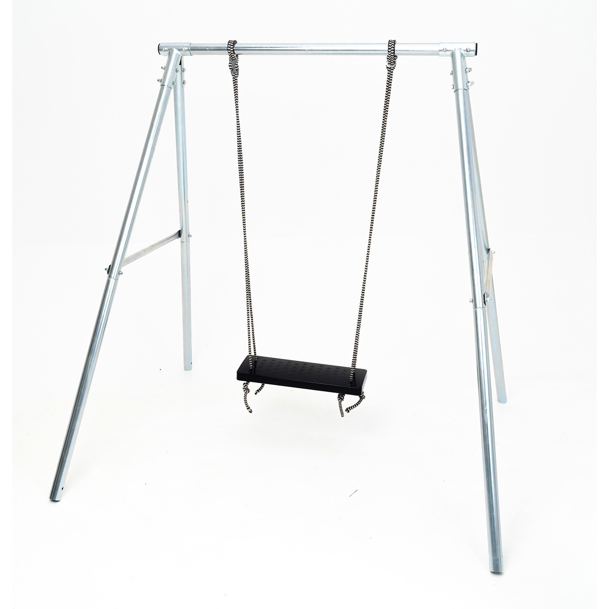 Hot selling outdoor swing for kids steel frame reliable supplier metal and wooden goods