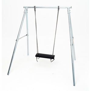 Hot selling outdoor swing for kids steel frame reliable supplier metal and wooden goods