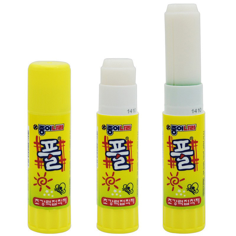 JONG IE NA High Viscosity Yellow Glue Stick 15g Non-Toxic and Environmentally Friendly for Children from Korea Paper World