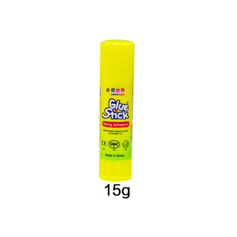 JONG IE NA High Viscosity Yellow Glue Stick 15g Non-Toxic and Environmentally Friendly for Children from Korea Paper World