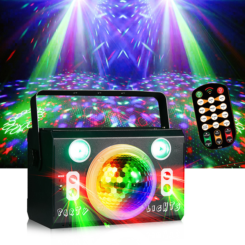 Wholesale Home Party Disco lights ball Laser beam show system strobe stage lights bar pub DJ equipment Karaoke decor