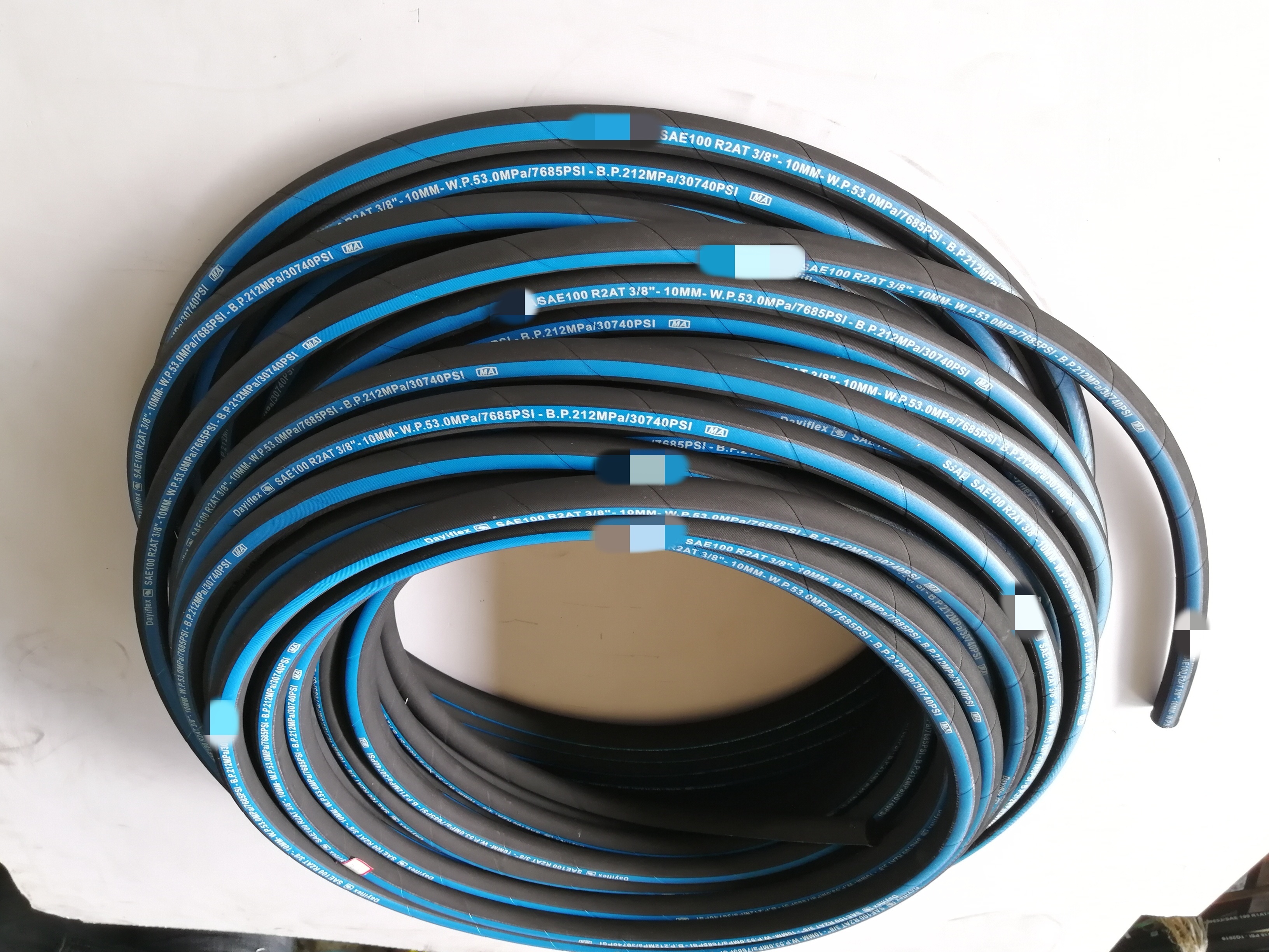 BAILI gas station smooth cover hydraulic hose NBR material for gasoline fule hose