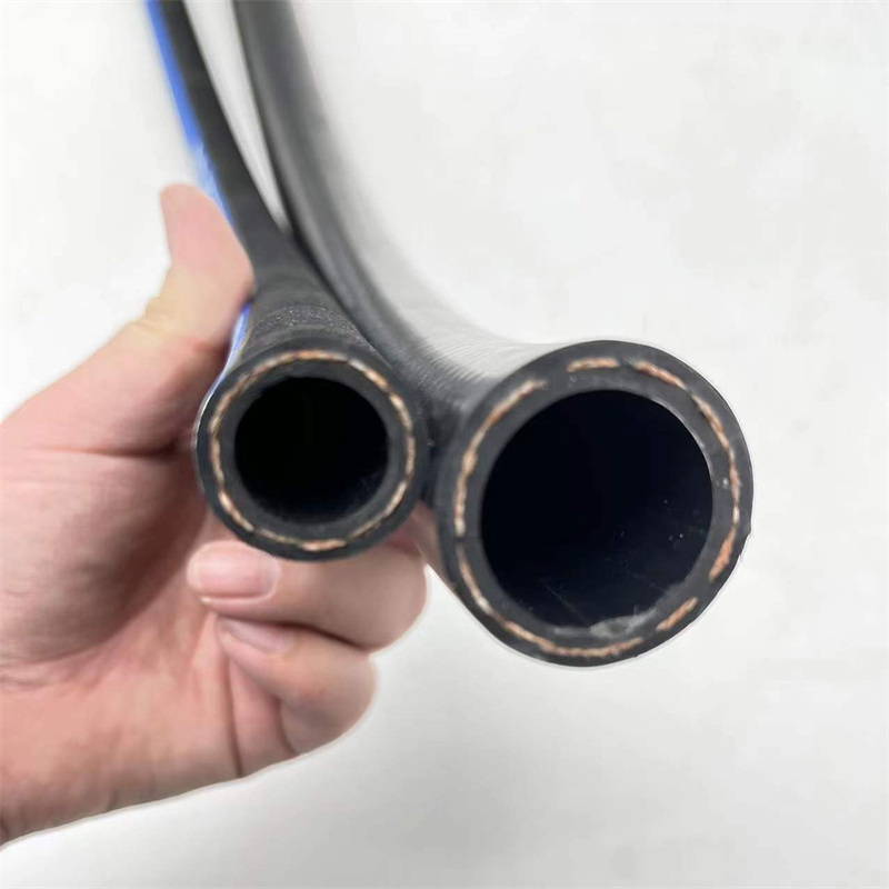 High Tensile Fiber Braided Reinforced DIN EN 854 R3 R6 Fuel Oil Hydraulic Rubber Hose