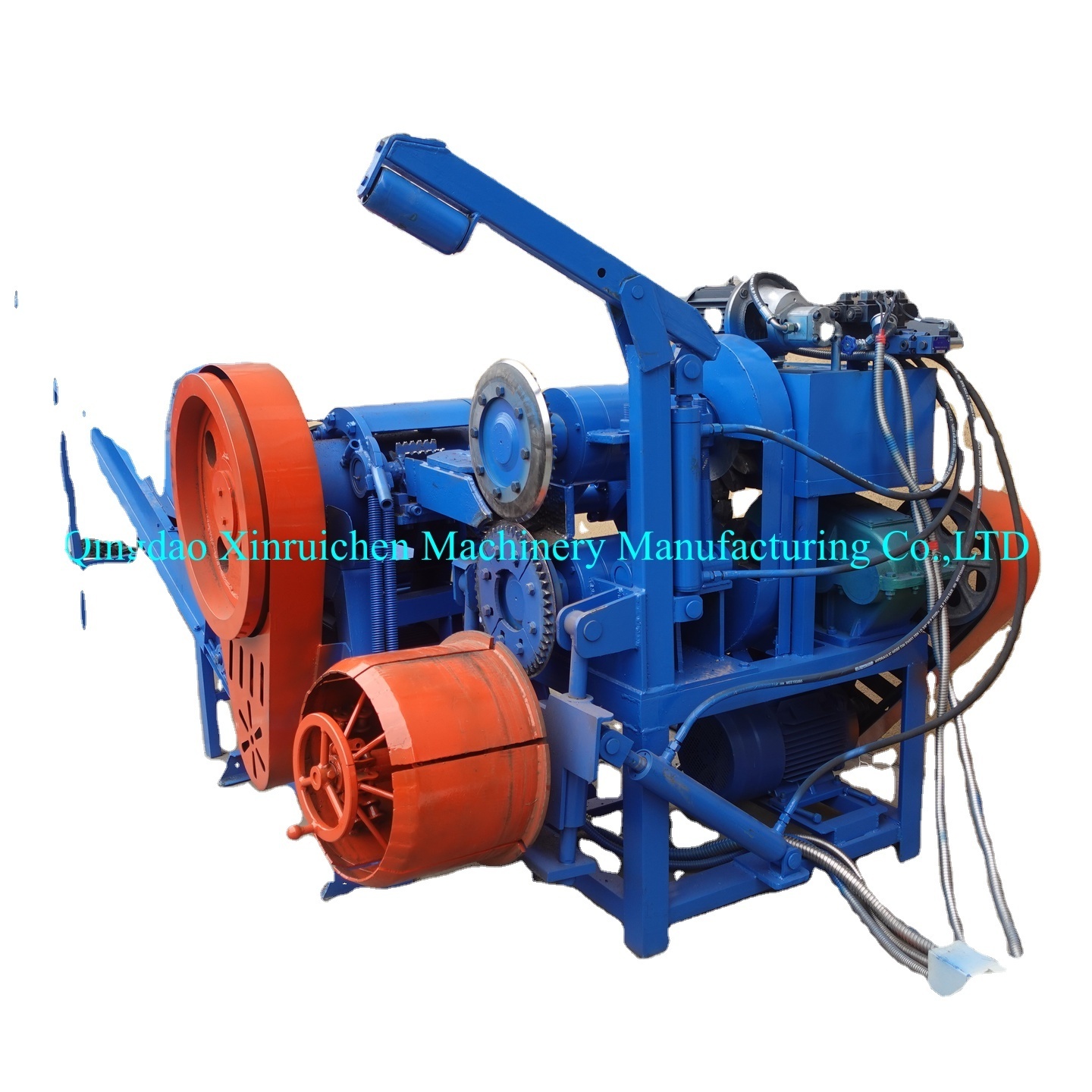 High Output Automatic Tire Strip Cutter Tire Circle Cutting Recycling Machine/Waste Tire Tread Sidewall Cutter