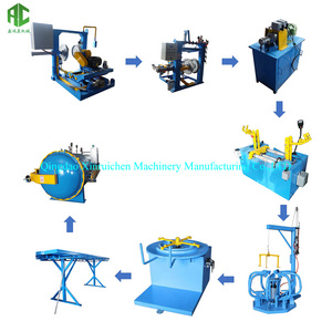 Cold truck tyre retreading machine / tire segmented vulcanizing