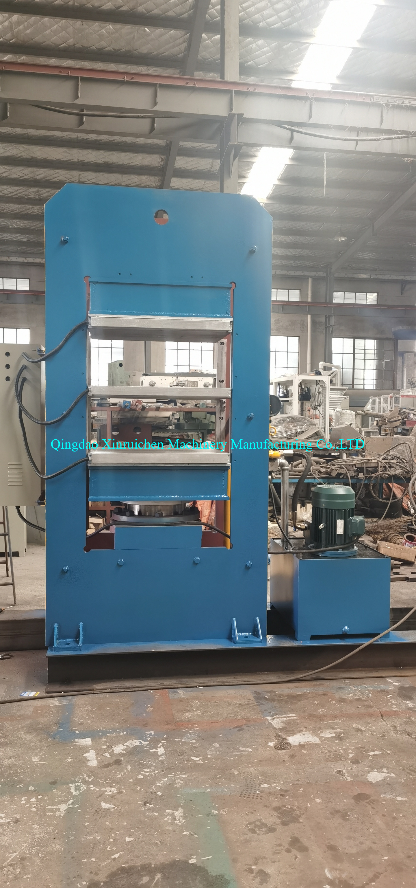 Automatic bike wheelbarrow Solid Tire making machine rubber block vulcanizing press making machine