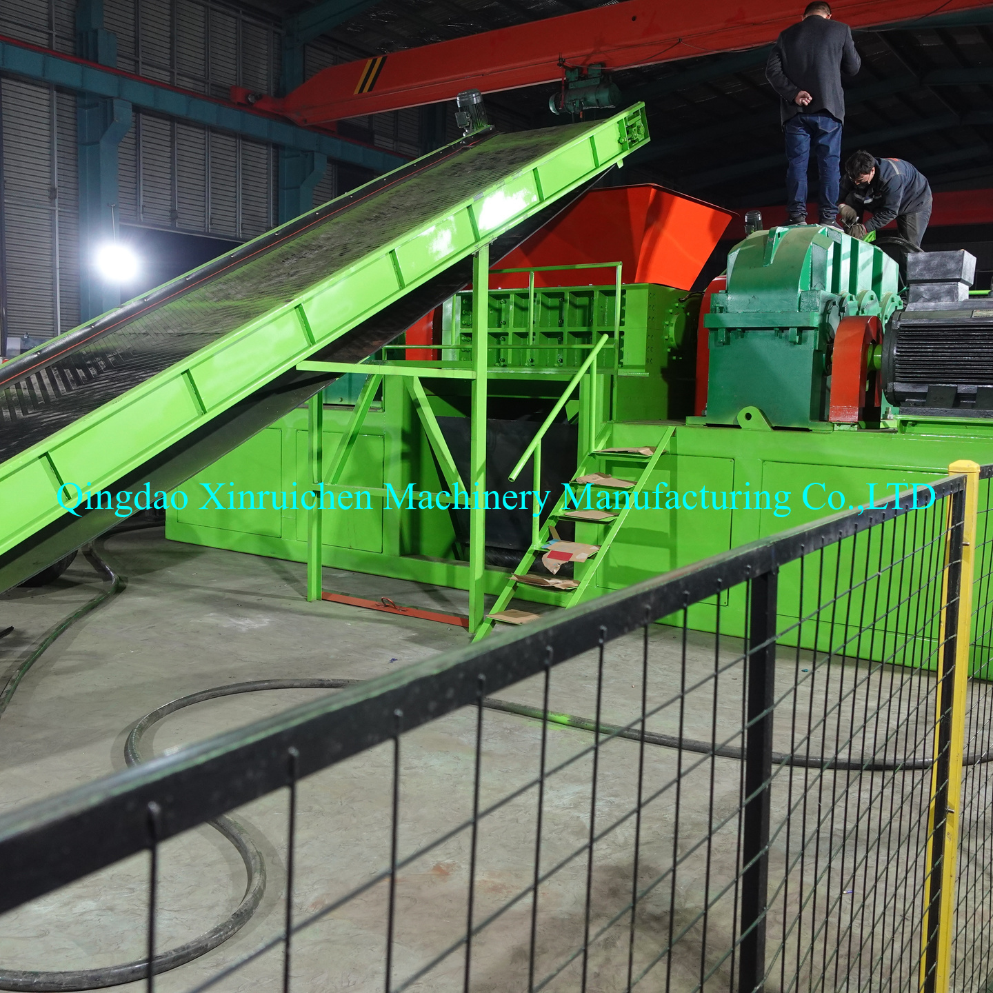 Competitive price double hook tire debeader/tire shredding machinery/tire shredding equipment