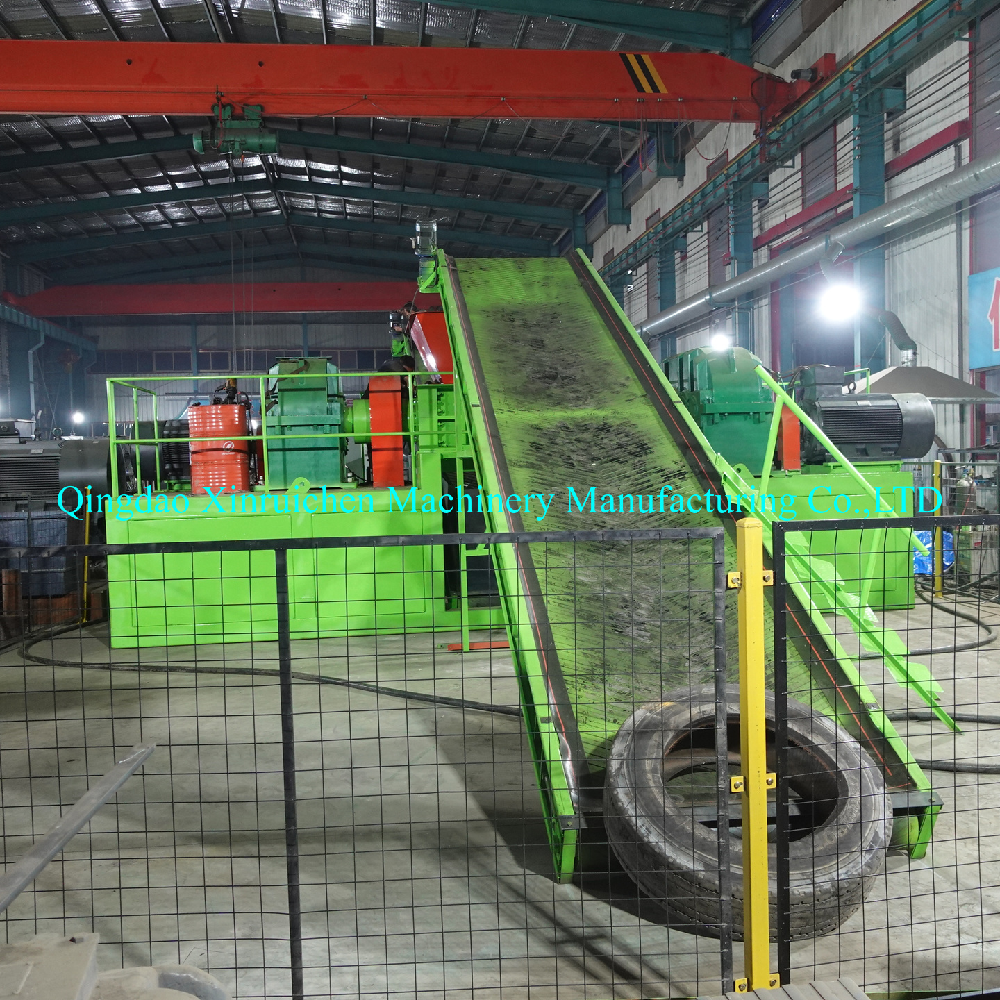 Competitive price double hook tire debeader/tire shredding machinery/tire shredding equipment