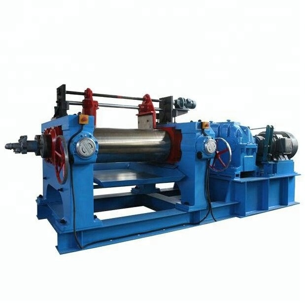 two roll rubber open mixing mill