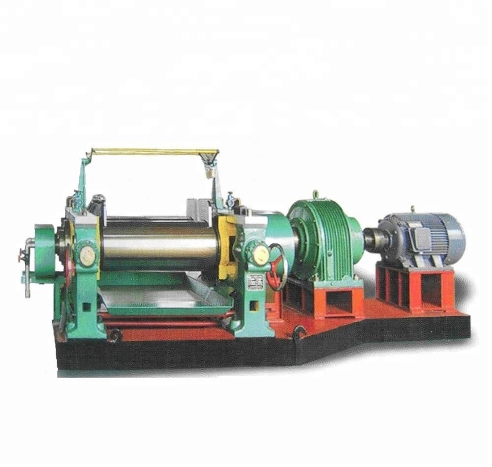 two roll rubber open mixing mill