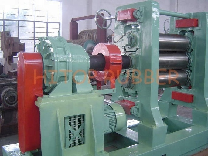 Three roller rubber sheet calender machine