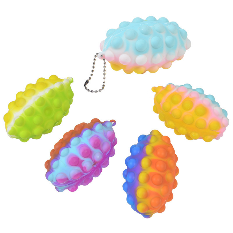 Hot Sale Push Sensory Bubble Squigz Popit Silicone pineapple pop it fidget toy for adult and kids