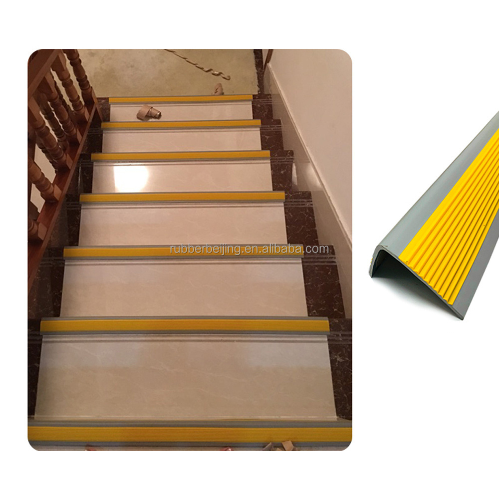 PVC Anti-Slip L Shape Stair Nosing stair nosing for vinyl floor step Edge