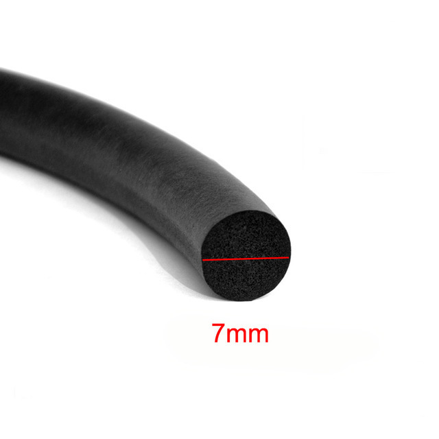 EPDM silicone, neoprene rubber foam round cord / sponge seal gaskets gap filler