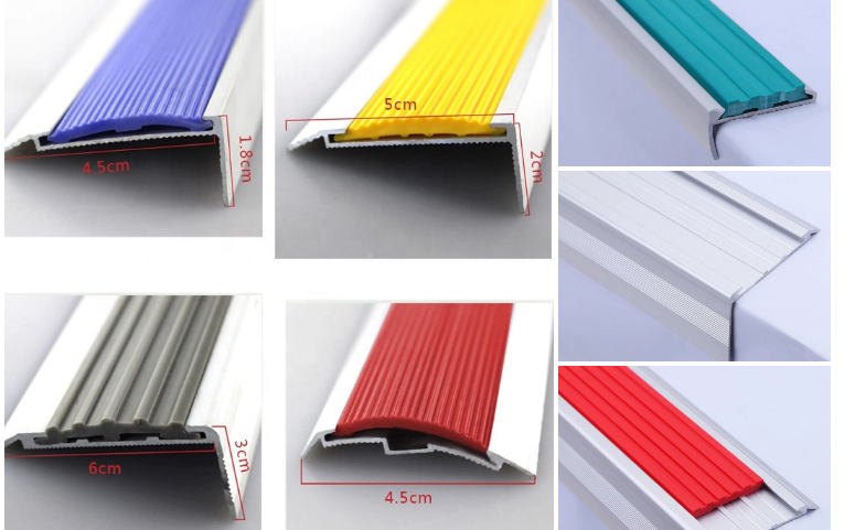 PVC Anti-slip Strip For Stairs Anti Slip Stair Nosing