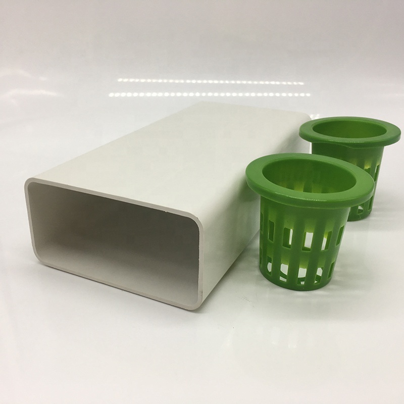 wholesale 100*50 hydroponic rectangular pvc tube / pipe