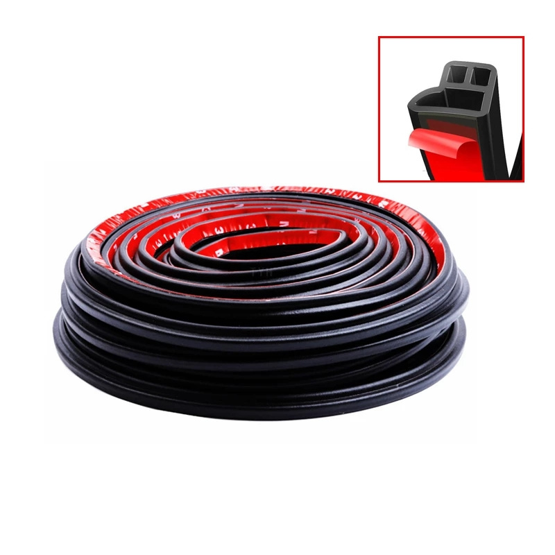 Car Soundproof Rubber Door Seal Big B type self adhesive