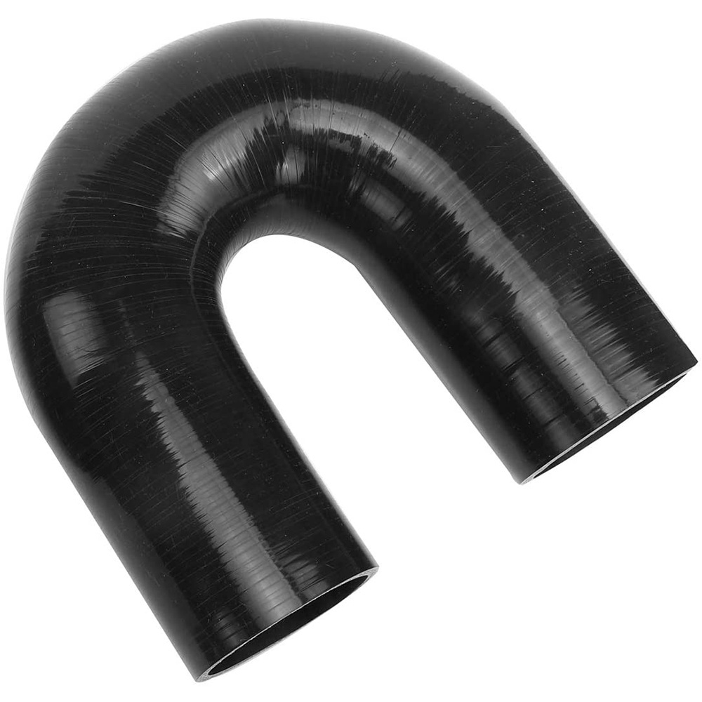 Silicone 180 Degree U Bend Elbow Coupler Hose, High Temp 4-ply Reinforced