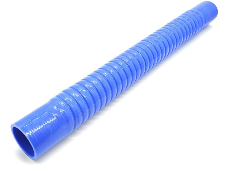 High temperature corrugated silicone tube