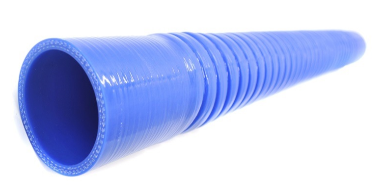 High temperature corrugated silicone tube