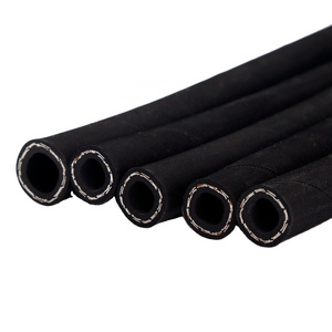 Customized Black SAE R1 R2 High Pressure Hydraulic Hose Synthetic Rubber with Steel Wire Reinforcement Smooth Surface