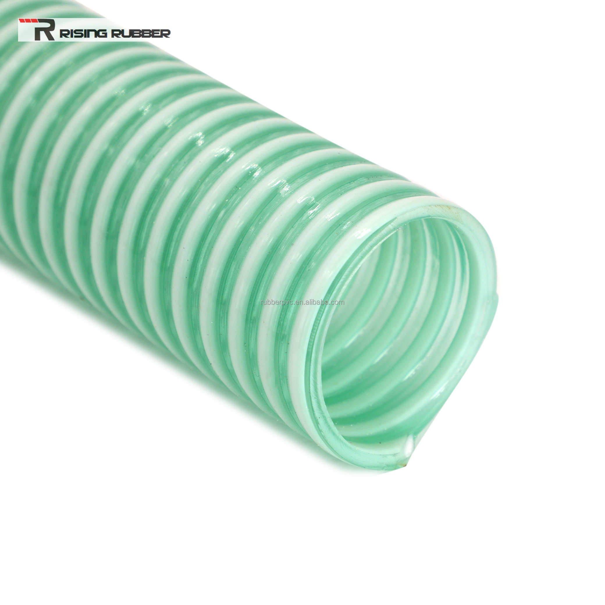 China Manufacturer Flexible Plastic PVC Heavy-duty Spiral Corrugated Suction Hose 3 4 5 6 8 10 Inch Water Pump Suction Hose Pipe