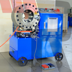 Electric crimping machine for hydraulic rubber hose 1/4-2 inch hydraulic hose cutting machine