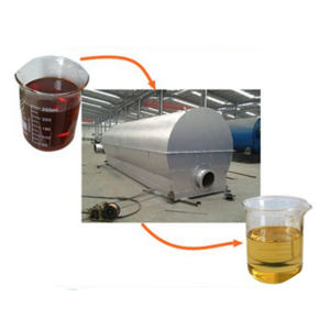 Fully automatic motor oil to diesel plant