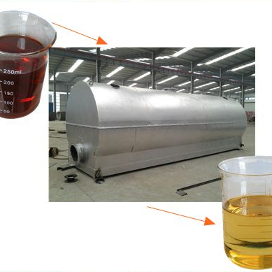 New nenergy crude oil continuous engine oil recycling plant