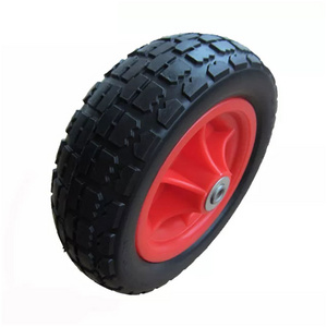 PUW1009 10 inch high-quality hot selling lawn mower PU  foam wheels, golf cart wheels