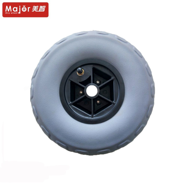 10 inch balloon tires for beach cart Low Pressure Balloon Tire Beach Cart Sand wheels