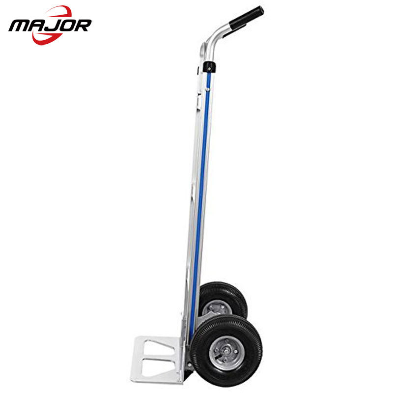 HT2106 heavy load aluminum hand truck trolley with two wheels