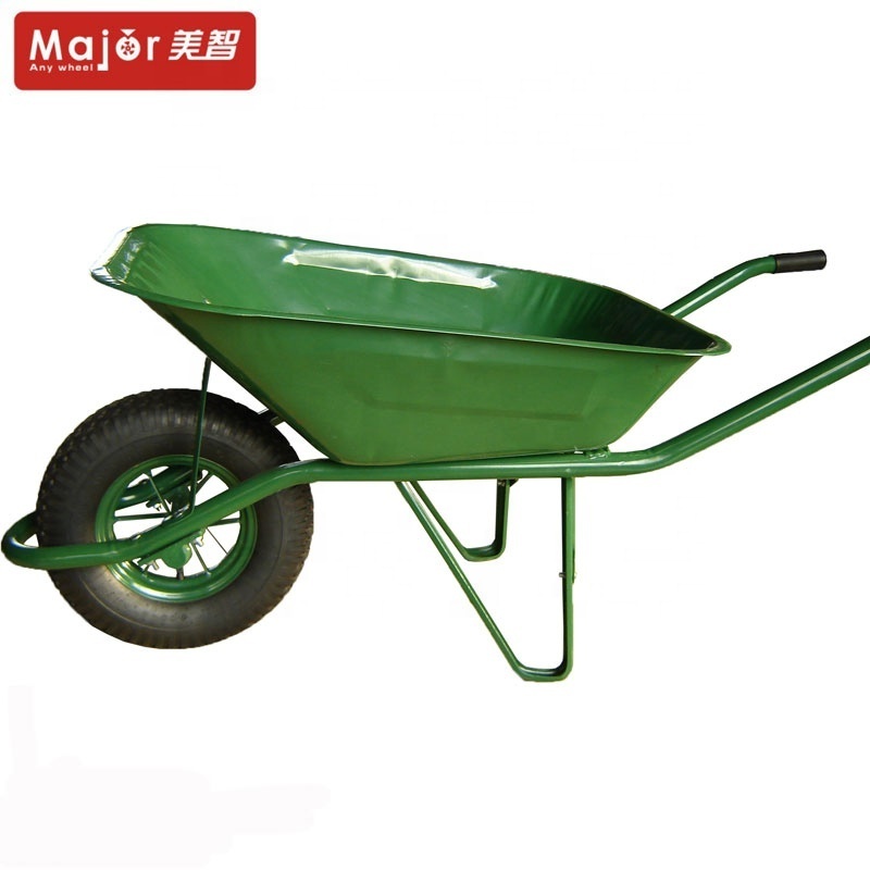 Construction And Agriculture Use France Hammerlin Model Dubai Civil Construction Tools 130kg Wheelbarrow with Solid Tire