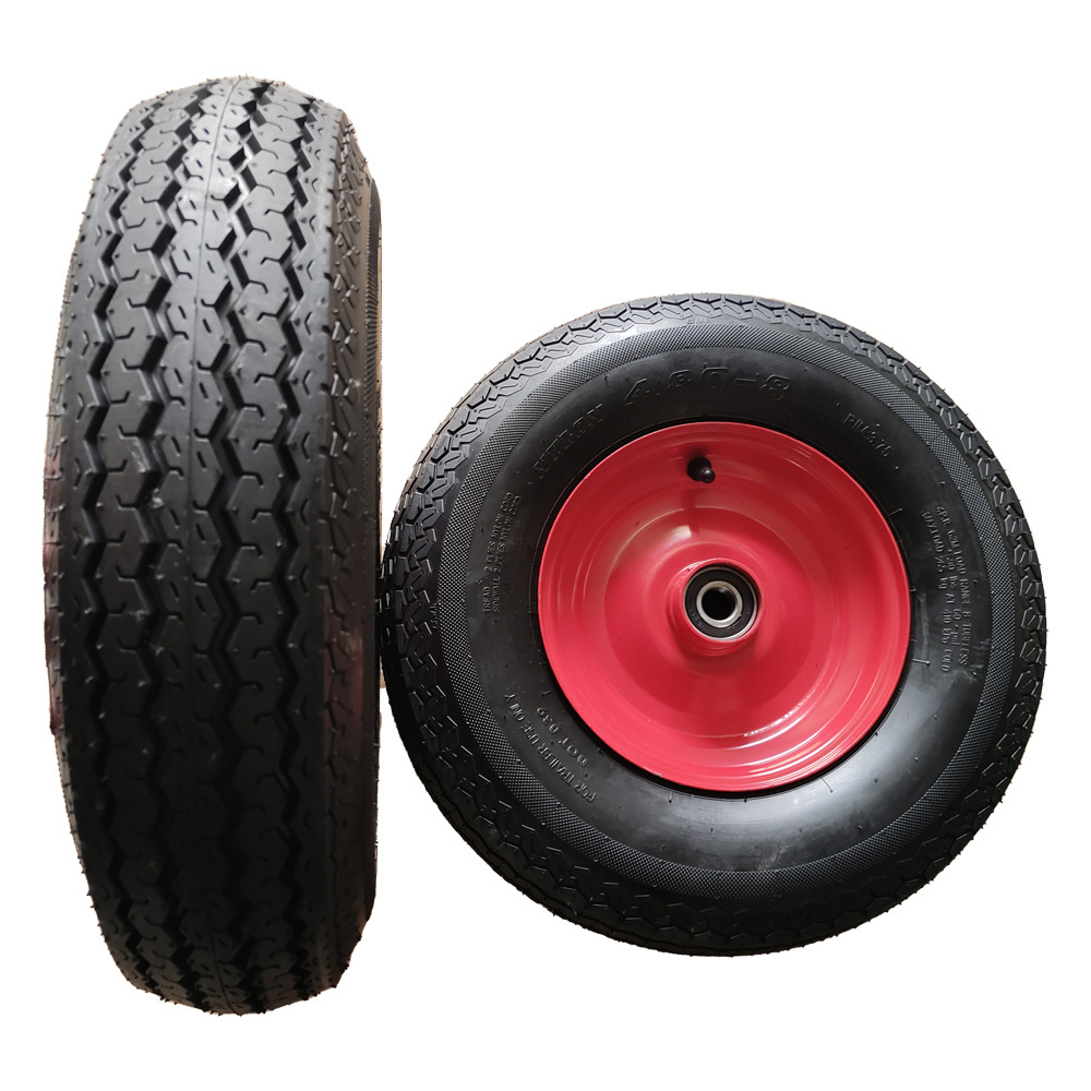 3 inch Fit pneumatic Rubber Pneumatic trailer Tire and wheelbarrow wheels